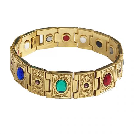 Multi Stone Magnet Bracelet-0632
