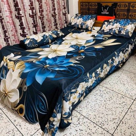 3D Printed Exclusive Bed Sheet 117